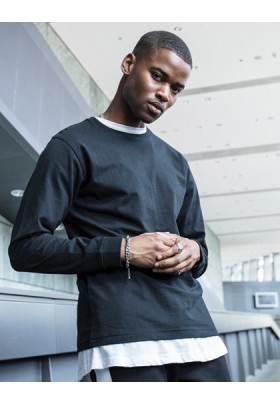 Long Sleeve Tee With Cuffrib
